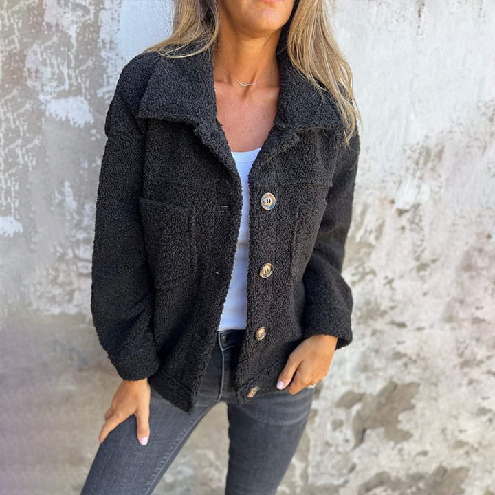Harriet™ | Giacca Button in Morbido Teddy