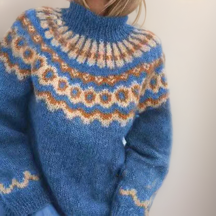Simonetta | Maglione Accogliente a Collo Alto