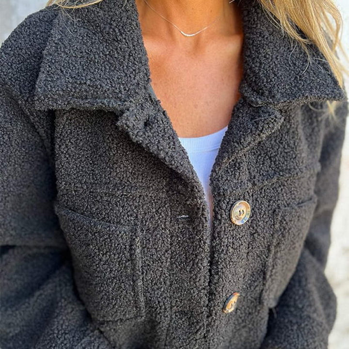 Harriet™ | Giacca Button in Morbido Teddy