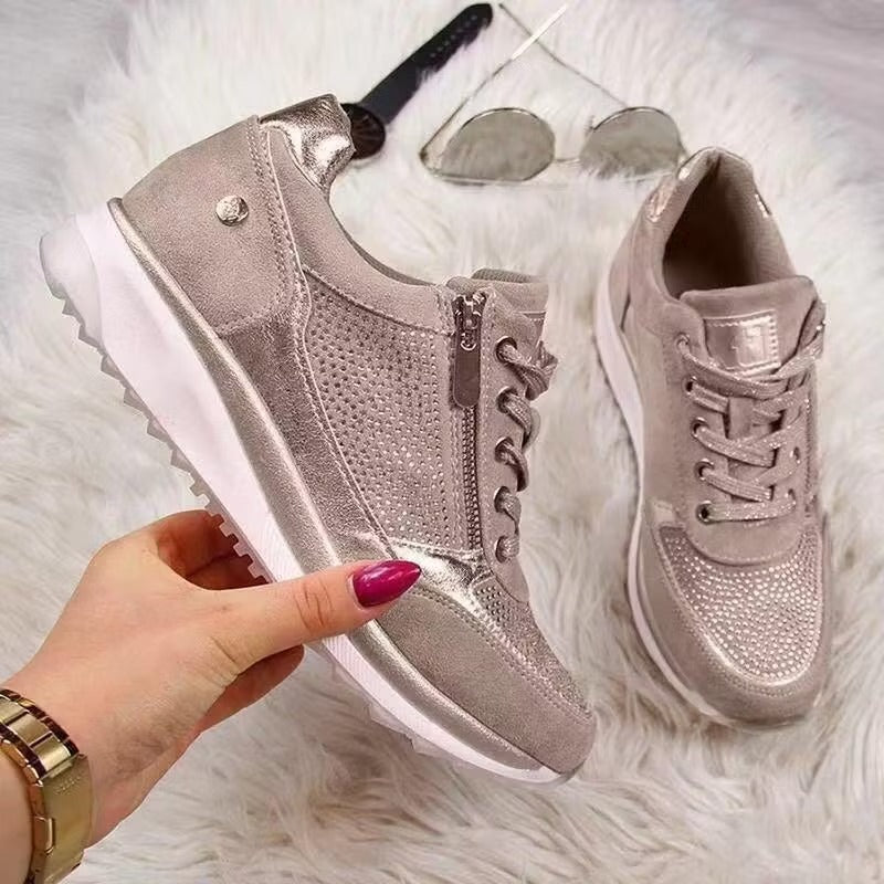 Confortia™ | Scarpe ortopediche con tacco per donna con cerniera