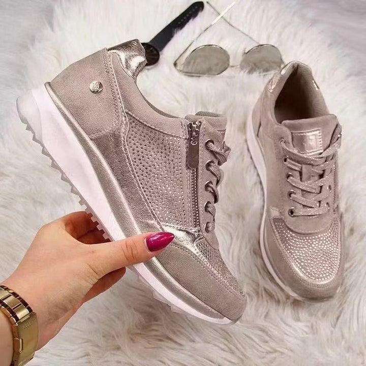 Confortia™ | Scarpe ortopediche con tacco per donna con cerniera