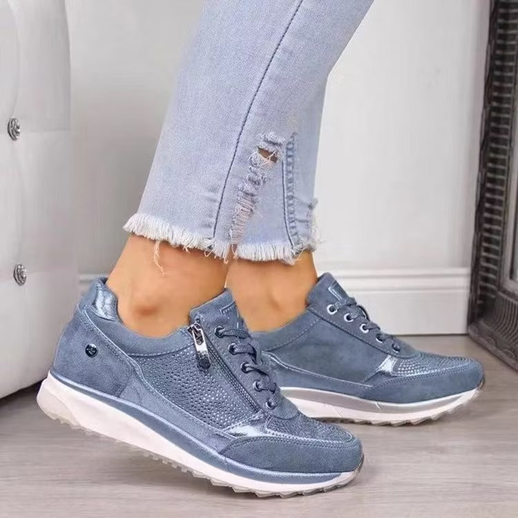 Confortia™ | Scarpe ortopediche con tacco per donna con cerniera