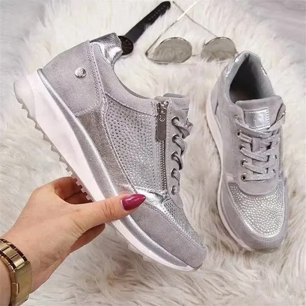 Confortia™ | Scarpe ortopediche con tacco per donna con cerniera