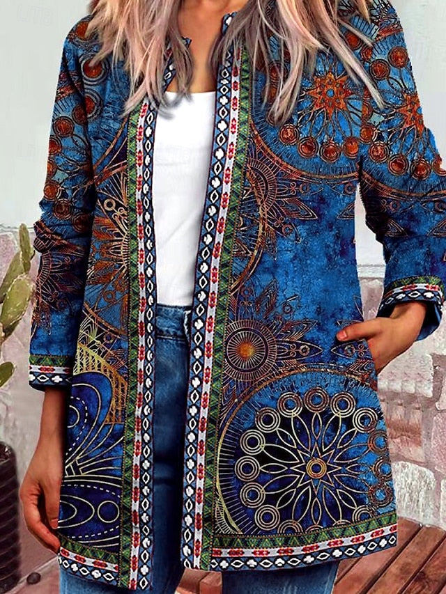 Briony | Giacca Trapuntata Patchwork Floreale