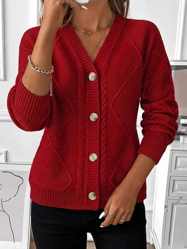 Joyce | Cardigan Vintage a Maglia con Bottoni