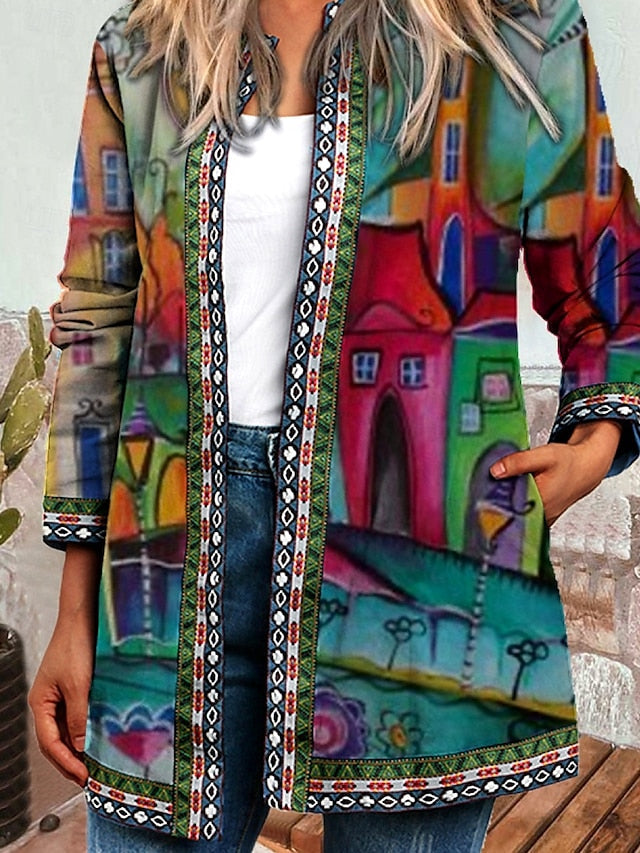 Briony | Giacca Trapuntata Patchwork Floreale