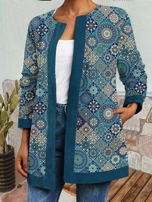 Briony | Giacca Trapuntata Patchwork Floreale