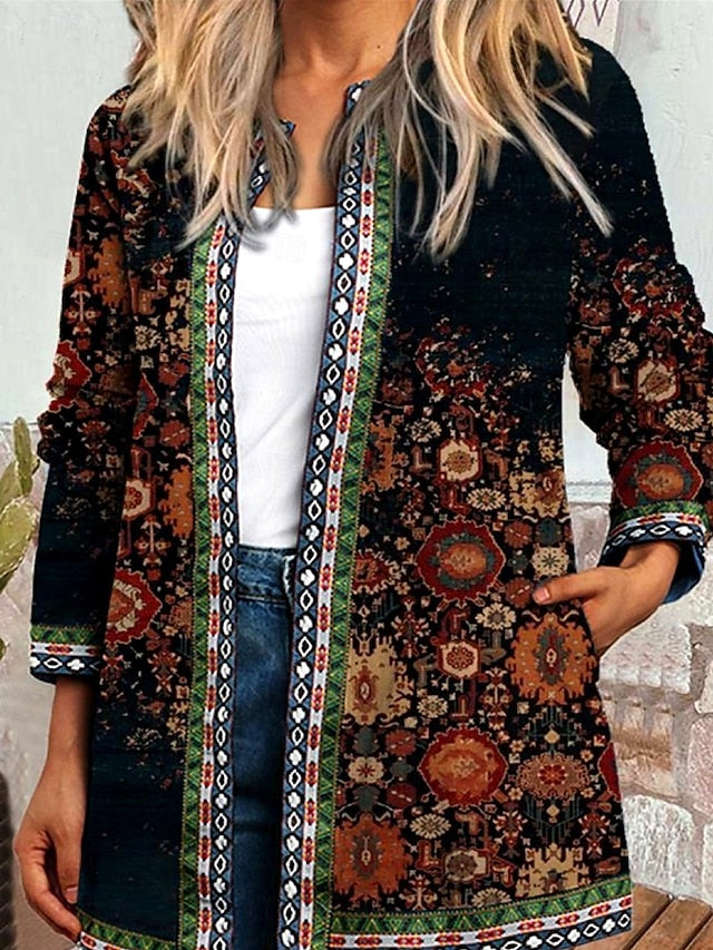 Briony | Giacca Trapuntata Patchwork Floreale